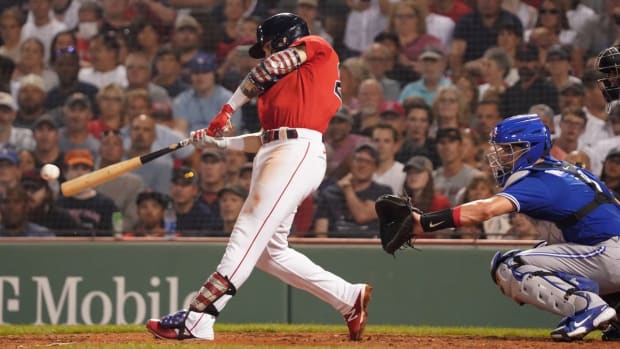 Former Boston Red Sox infielder Michael Chavis